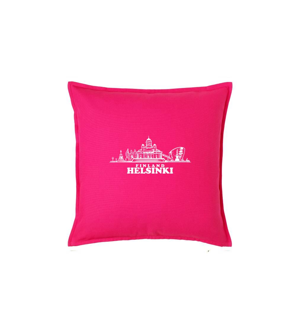 Ostatné mestá / miesta - Helsinki - mesto s nápisom - Vankúš 50x50
