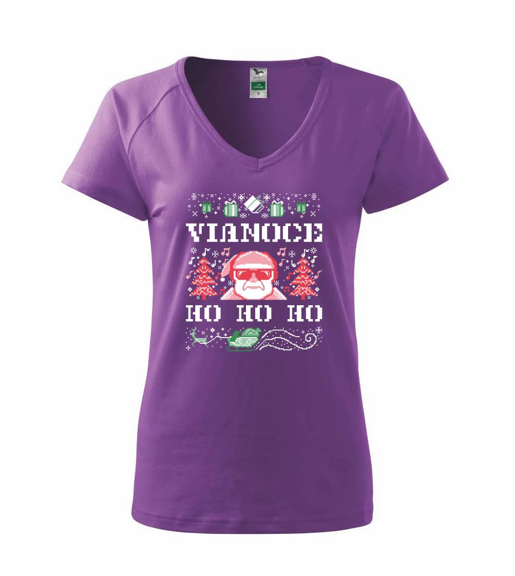 Vianočné tričká - Vianoce ho ho ho - Tričko dámske Dream