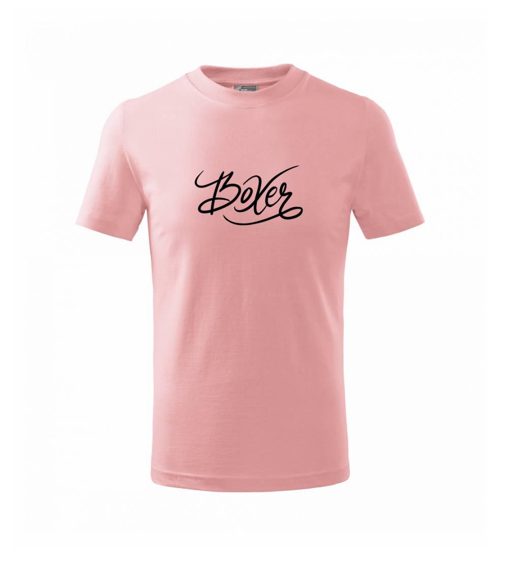 Boxer - nápis okrasný