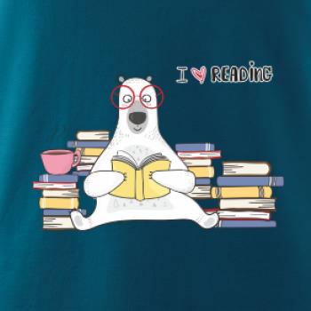 I love reading medveď I love reading medveď