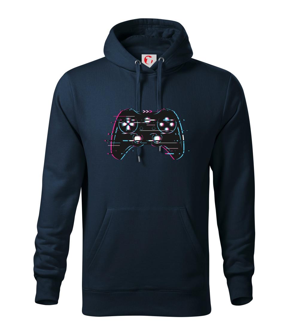 Tričká pre ajťákov - Gamer - gamepad barevný - Mikina pánska Cape s kapucňou