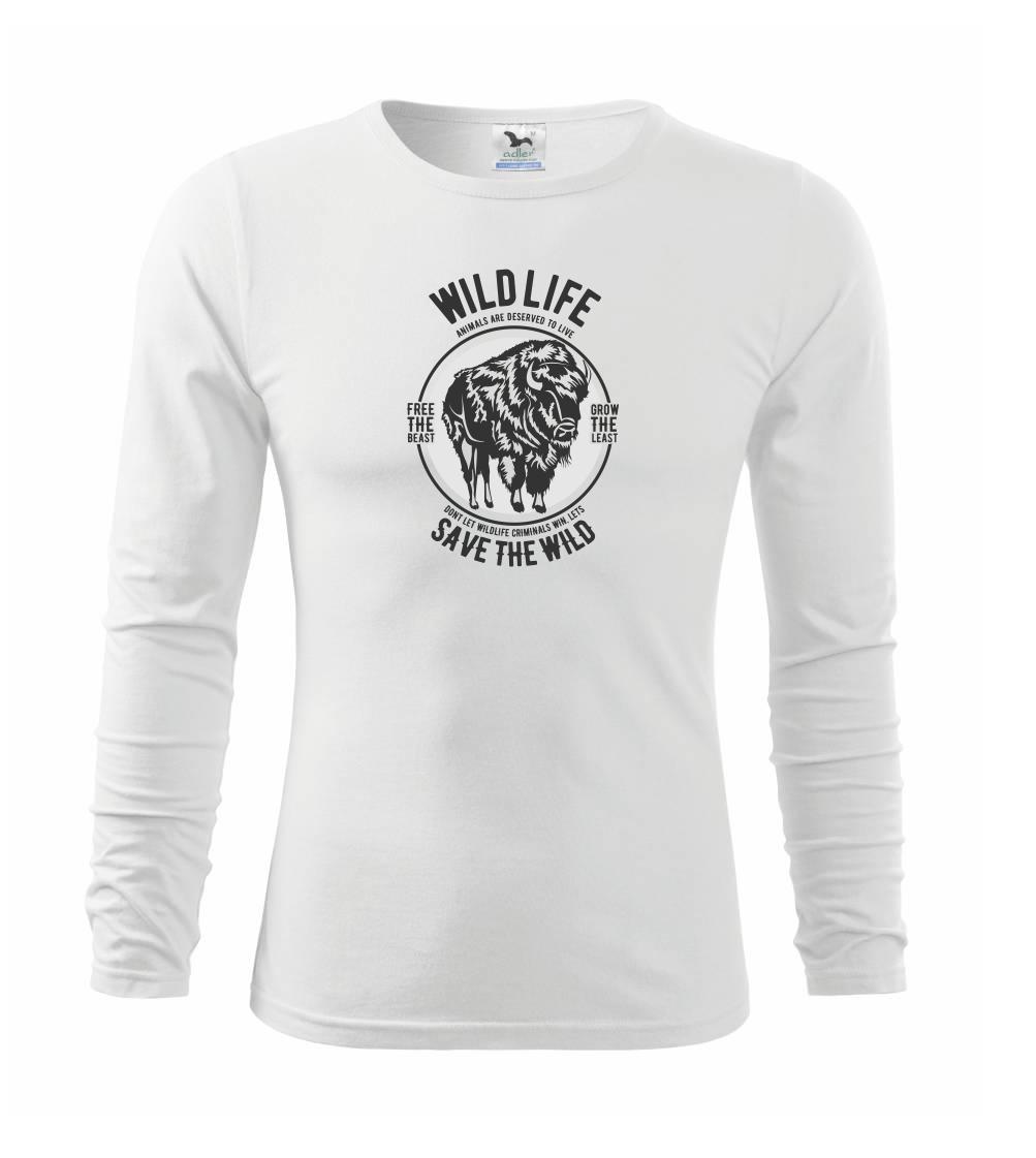 Tričká so zvieratami - Wild Life - Tričko detské Long Sleeve