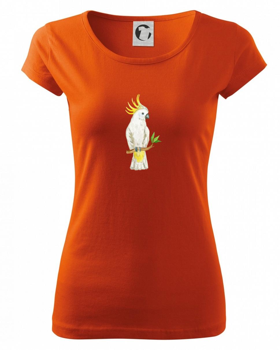 Papagáj Kakadu kreslený Papagáj Kakadu kreslený