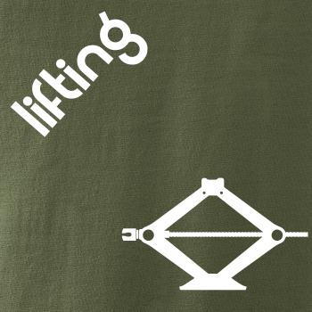 Lifting nápis šikmo Lifting nápis šikmo