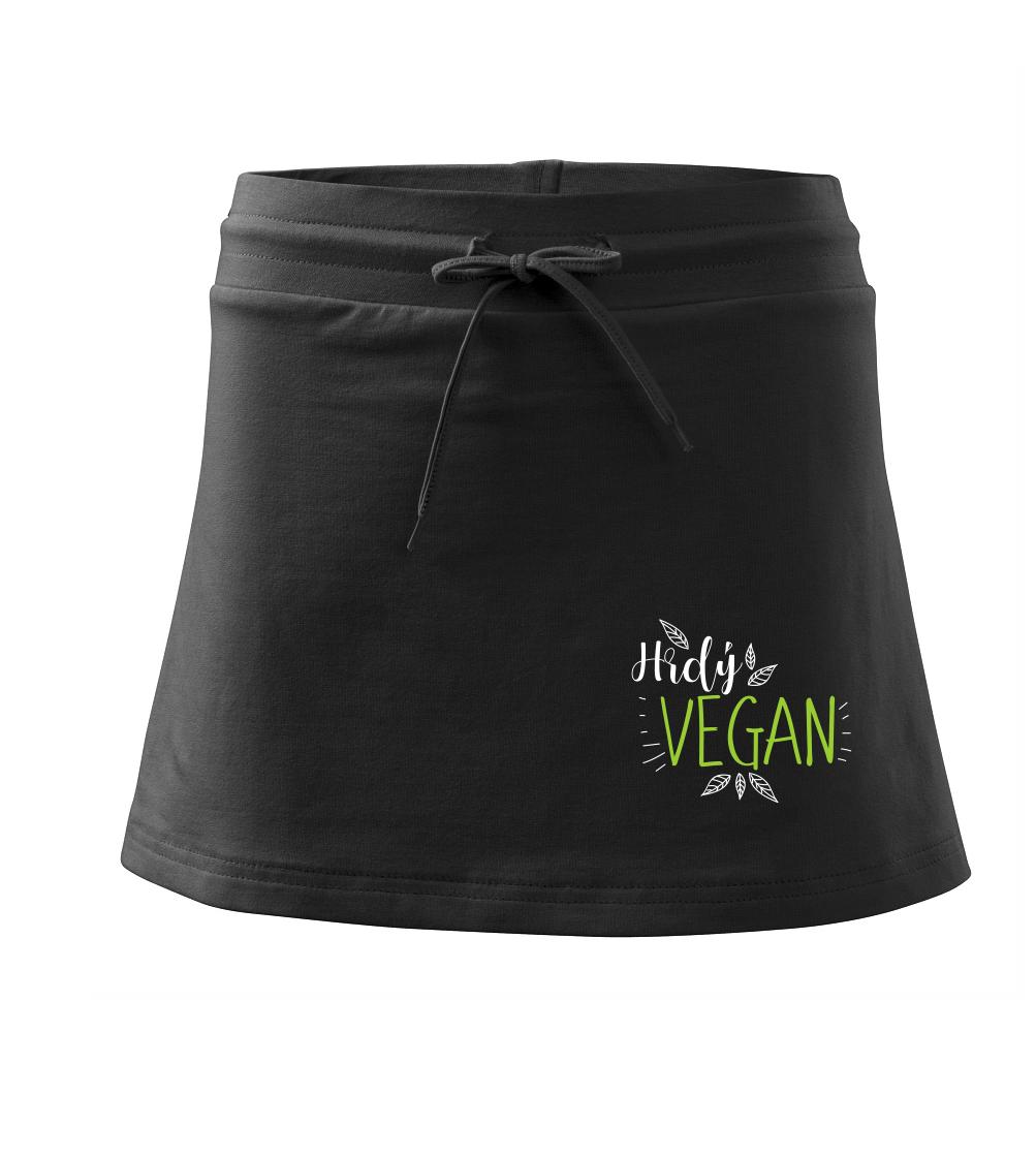 Životný štýl - Hrdý vegan - Športová sukne - two in one