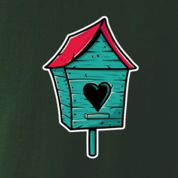 Farebná búdka pre vtáky Farebná búdka pre vtáky