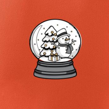 Sněhová koule se sněhulákem