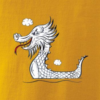 Dračia loď olejomaľba