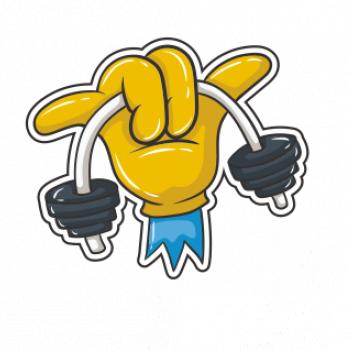 Comics ruka a činka Comics ruka a činka