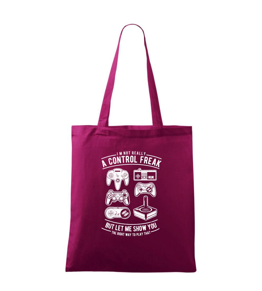 Tričká pre ajťákov - A Control Freak - Taška bavlnená