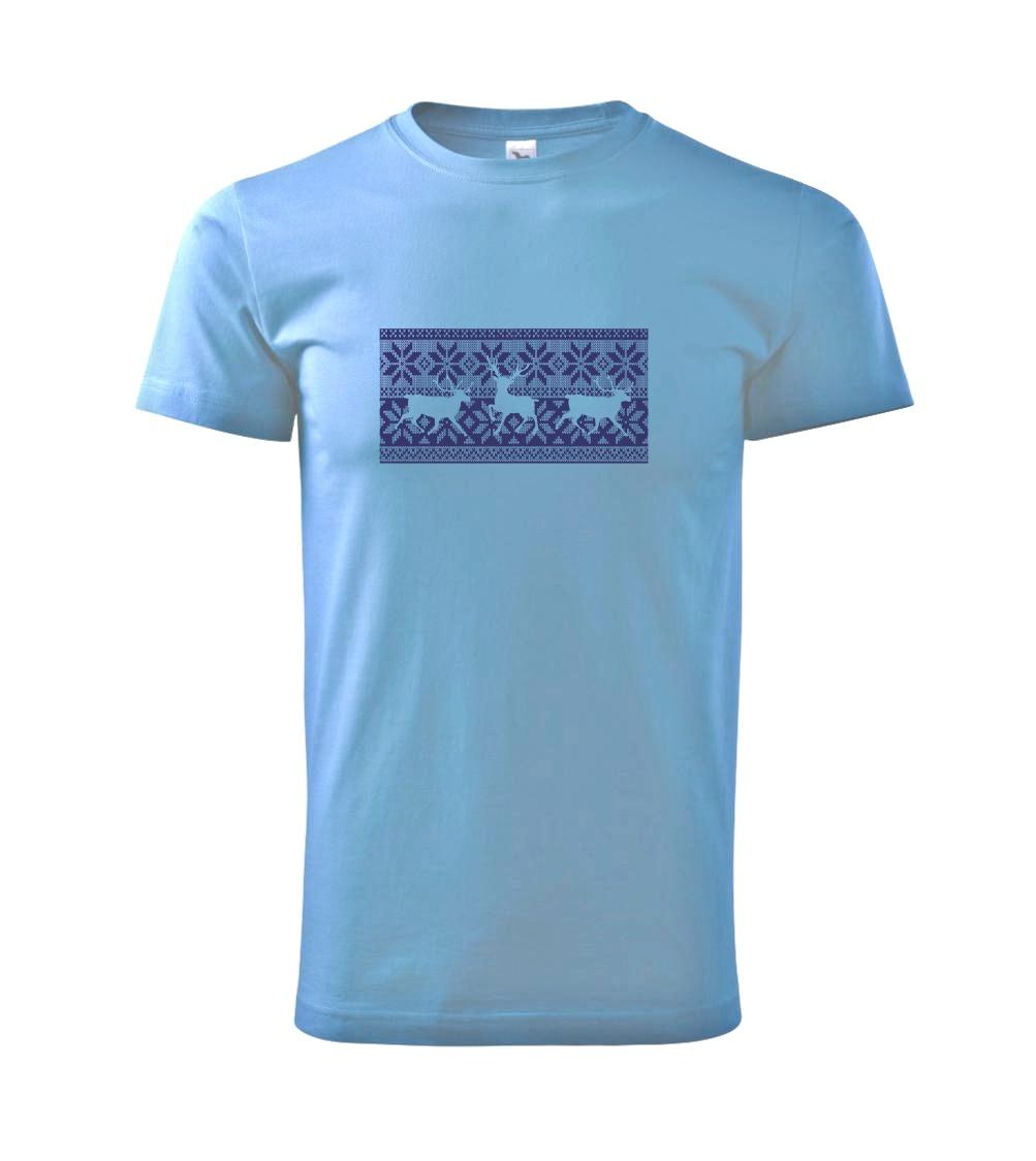 Jeleň vo vianočnom vzore Jeleň vo vianočnom vzore