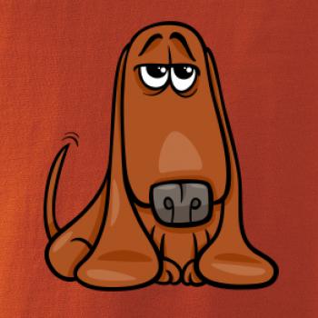 Baset - kreslený hnedý