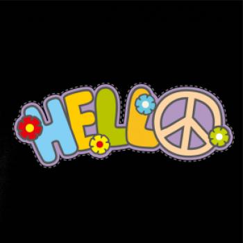 Hello hippie symbol