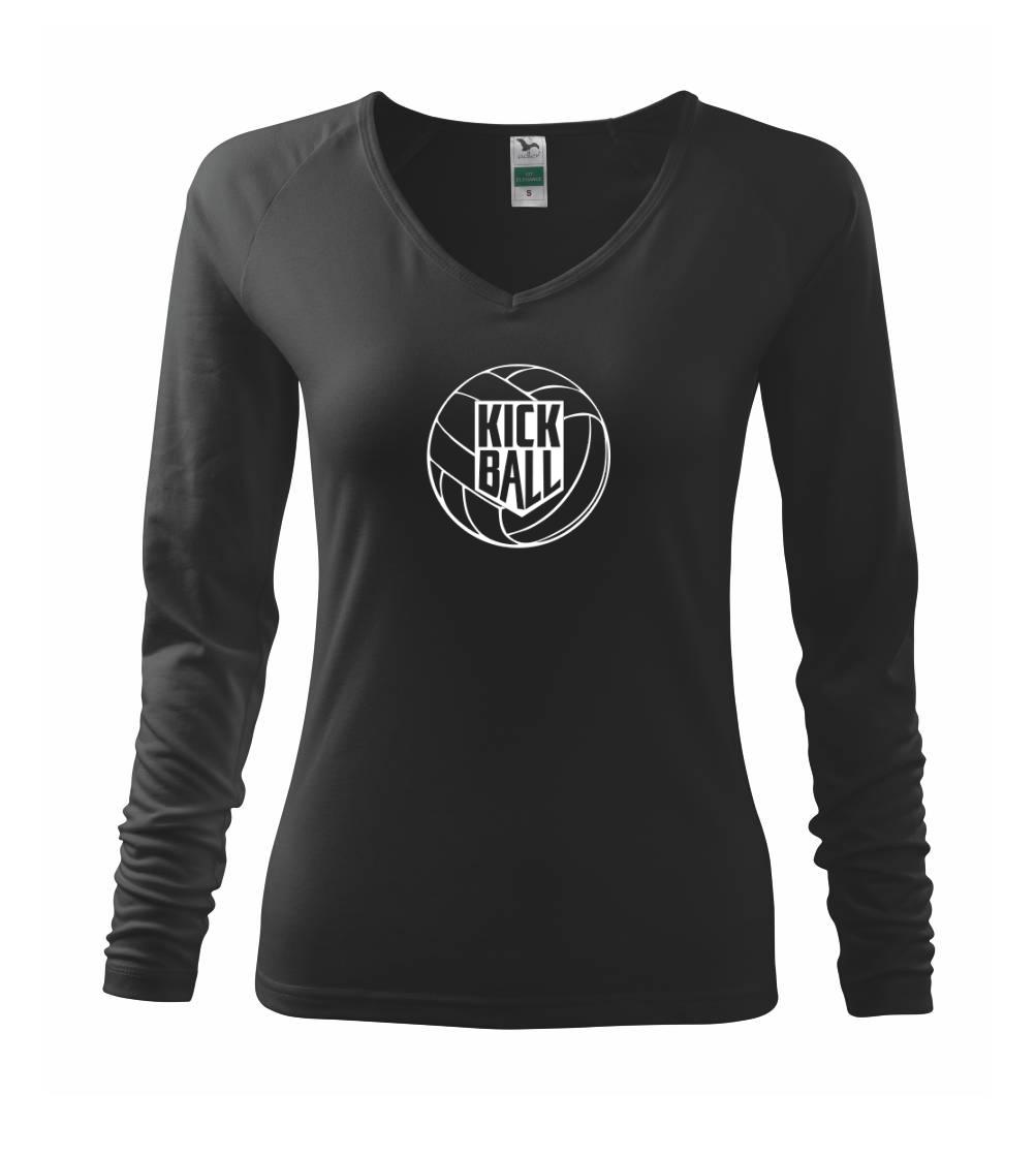 Tričká na nohejbal - Kickball - lopta - Tričko dámske Elegance