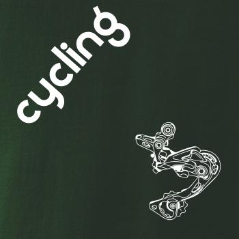 Cycling nápis šikmo