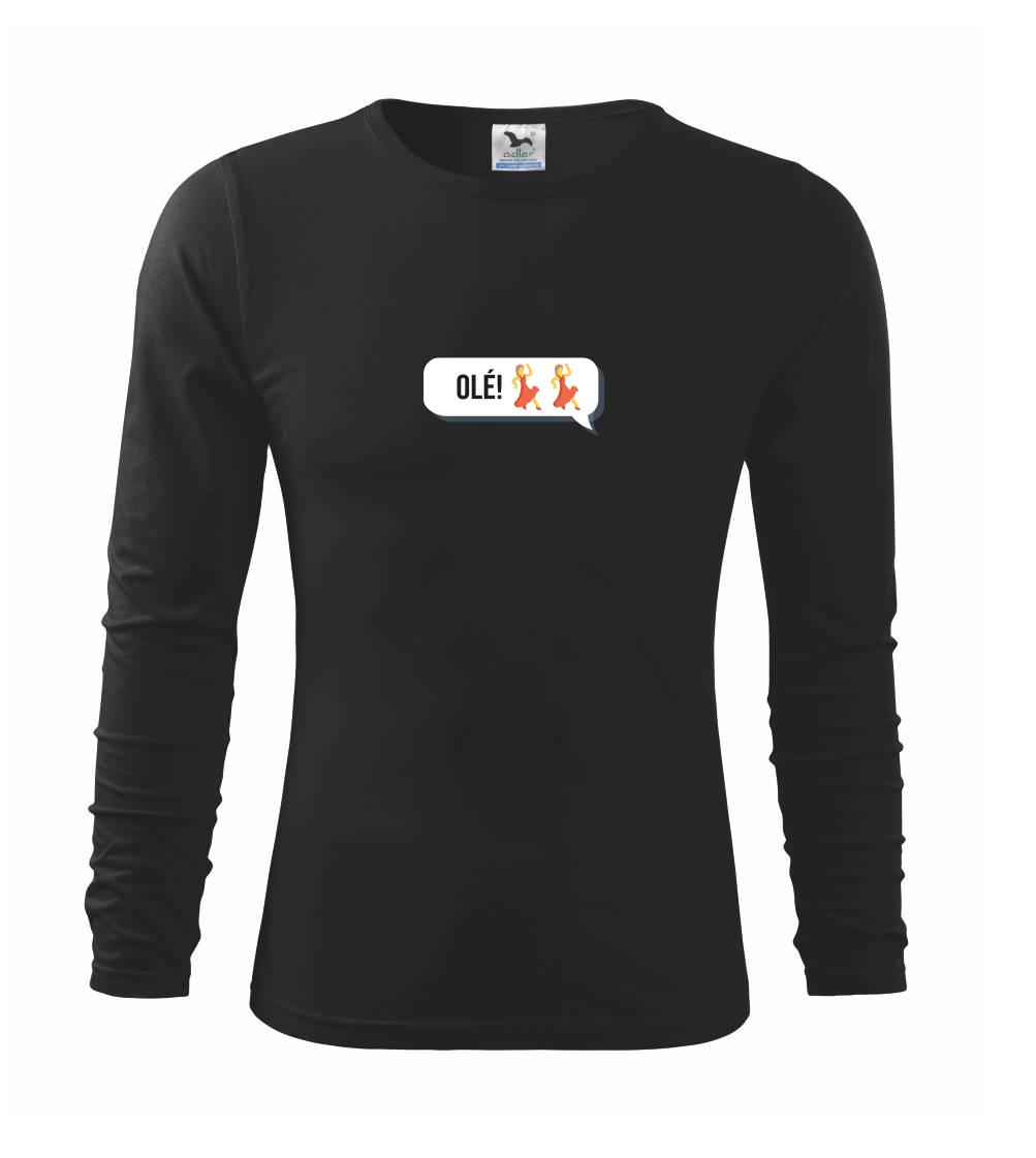 Tričká pre ajťákov - Emoji - olé - Tričko detské Long Sleeve