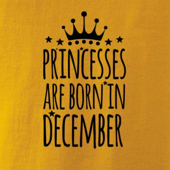 Princesses are born in December