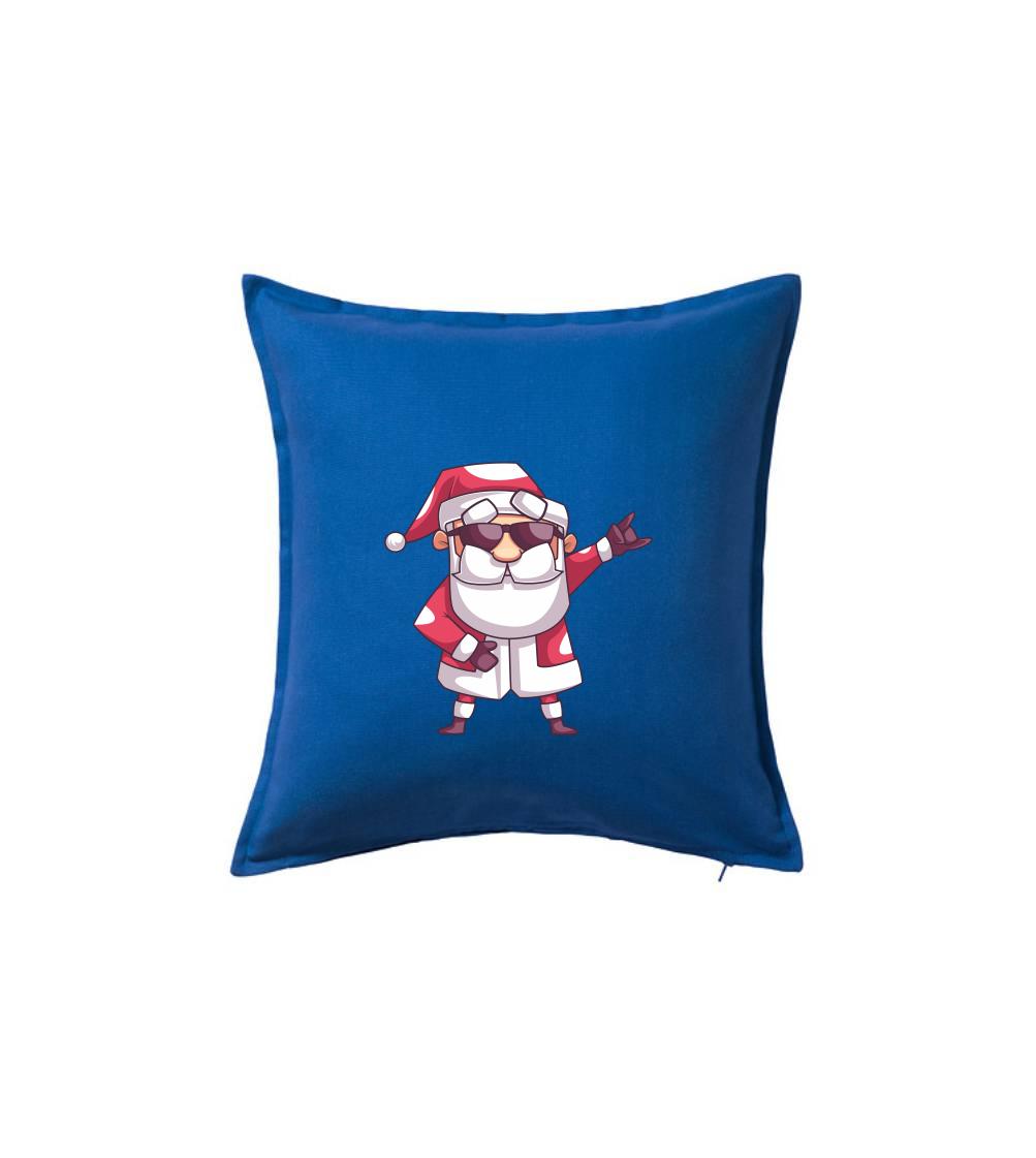 Vianočné tričká - Santa rocker - Vankúš 50x50