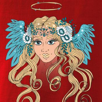 Anjel maľovaný - žena (Pecka design)