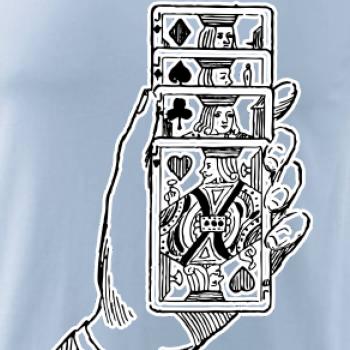 Poker ruka s kartami