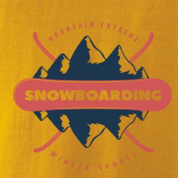 Snowboarding hory extreme