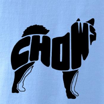 Čau Čau - nápis v tele Čau Čau - nápis v tele