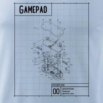 Nákres Gamepad rozobratý
