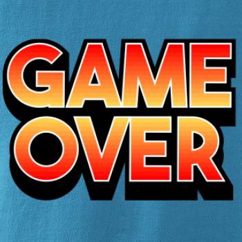 Game over - nápis farebný