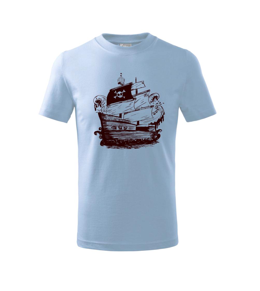 Pirátská loď maľovaná Pirátská loď maľovaná