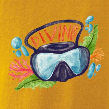 Diving obrázek kreslený