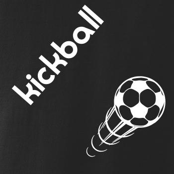 Kickball nápis šikmo