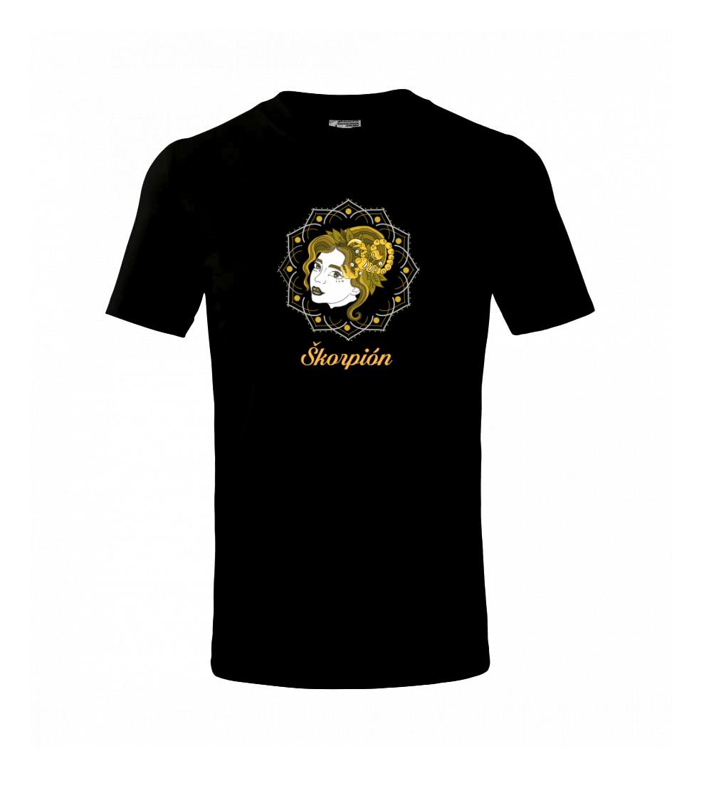 Tričká škorpión - Znamenie ženy - ŠkorpiónSK (Pecka design) - Tričko detské bavlnené