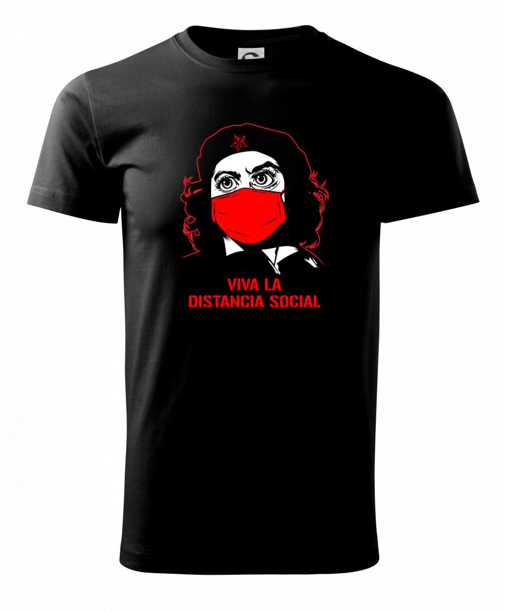 Viva la distancia social - Tričko extra veľké  (5-8XL)