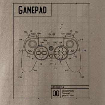 Nákres Gamepad moderný Nákres Gamepad moderný