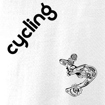 Cycling nápis šikmo