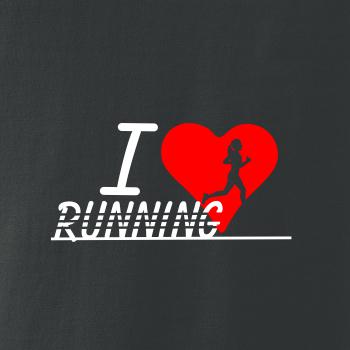 I love running dievča