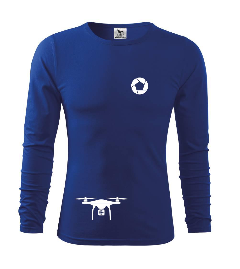 Tričká pre fotografov - Q Dron - Tričko detské Long Sleeve