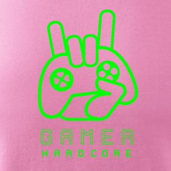 Hardcore gamer - ruka - zelená