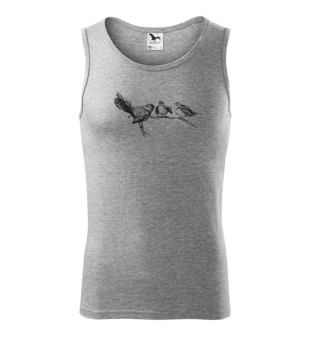 Vtáčiky na vetve maľované Vtáčiky na vetve maľované