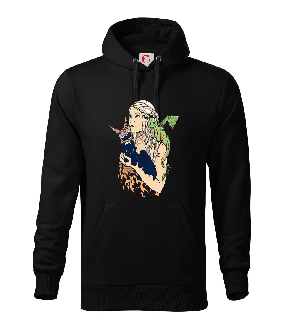 Hardcore chobotnice (Pecka design) - Mikina pánska Cape s kapucňou