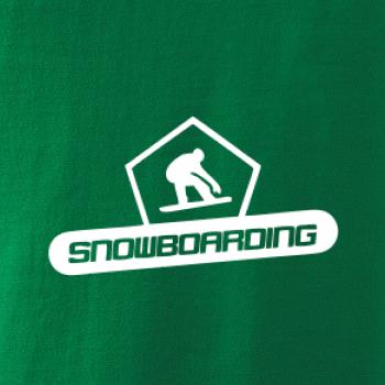 Snowboarding nápis logo