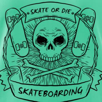 Ride or die skateboarding lebka