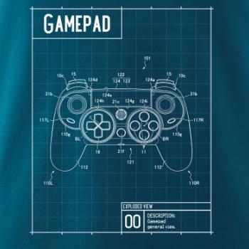 Nákres Gamepad moderný Nákres Gamepad moderný
