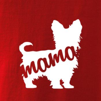 Yorkšírský teriér mama obrys