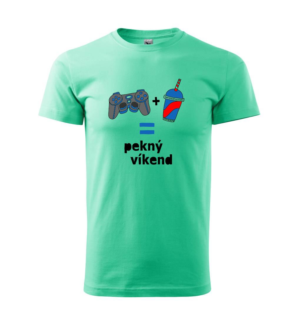 Tričká pre ajťákov - Pekný víkend - Klasické pánske tričko vyššej gramáže