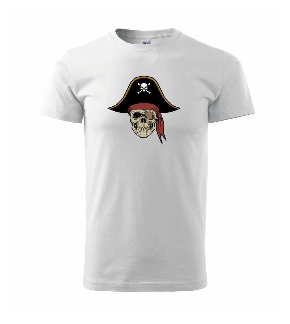 Pirátska lebka s klobúkom  Pirátska lebka s klobúkom