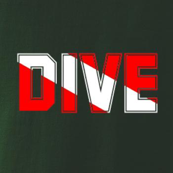 Dive nápis vlajka