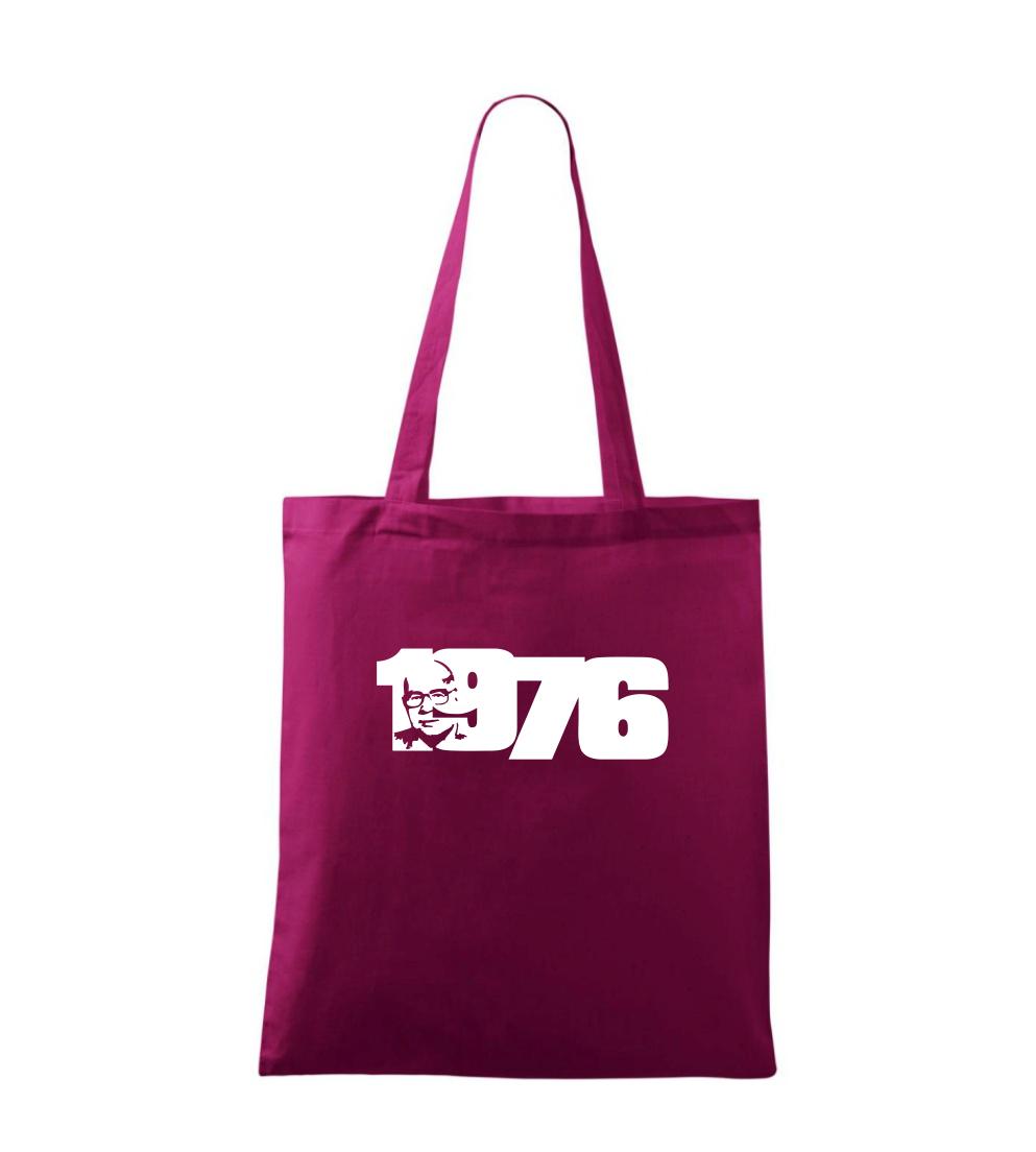Trička s ročníkom 1976 - Husákovo dieťa - 1976 - Taška bavlnená