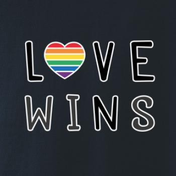 Love wins nápis