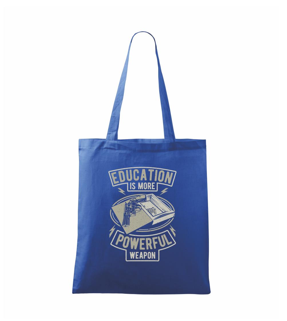 Education Is More Powerful Weapon